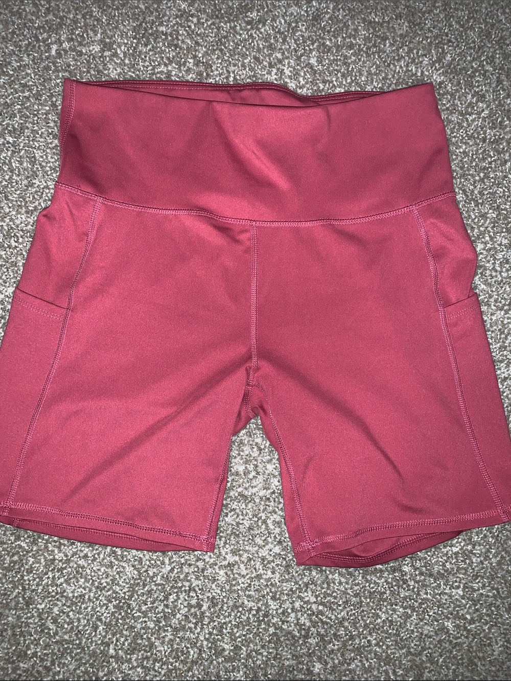 High-Waist Women’s Performance Bike Shorts - Rose
